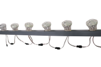 SHIJI Cabochon DC24V 45mm diamètre LED Pixel Light UCS2904 RGBW Point Source lumineuse éclairage paysager