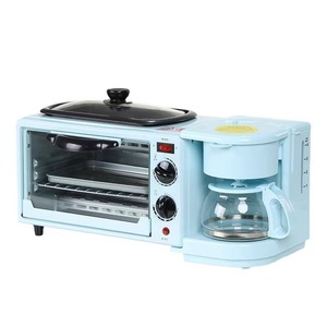 Máquina para Desayunos 3 en 1 de Acero Inoxidable con Control Mecánico, Multifuncional para Freír, Asar y Preparar Café - Product Image 4