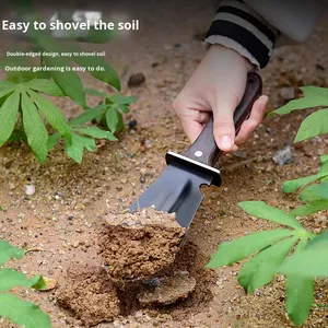 Thép không gỉ Hướng dẫn sử dụng DIY ngoài trời Vườn Trồng Hoa công cụ làm vườn xẻng đất nới lỏng bầu Xẻng nhỏ - Product Image 3