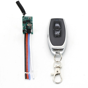 Phổ vi DC 3.5V 3.7V <span class=keywords><strong>9V</strong></span> 12V 433MHz chuyển mạch điều khiển từ xa mạch nhà để xe cửa nhỏ không dây điều khiển từ xa chuyển đổi - Product Image 1