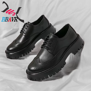 Botas Cortas Británicas para Hombre 2025, para Negocios y Ocio, con Suela Gruesa Antideslizante - Product Image 2