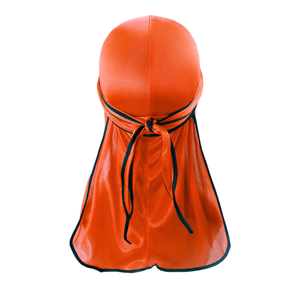 Orange with black edges