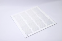 Grille de retour d'air carrée en acier au design moderne, durable, avec revêtement en poudre, pour diffuseur de sol, système HVAC extérieur