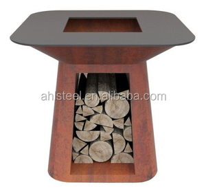 Corten-parrilla de acero para chimenea, brasero para barbacoa - Product Image 6