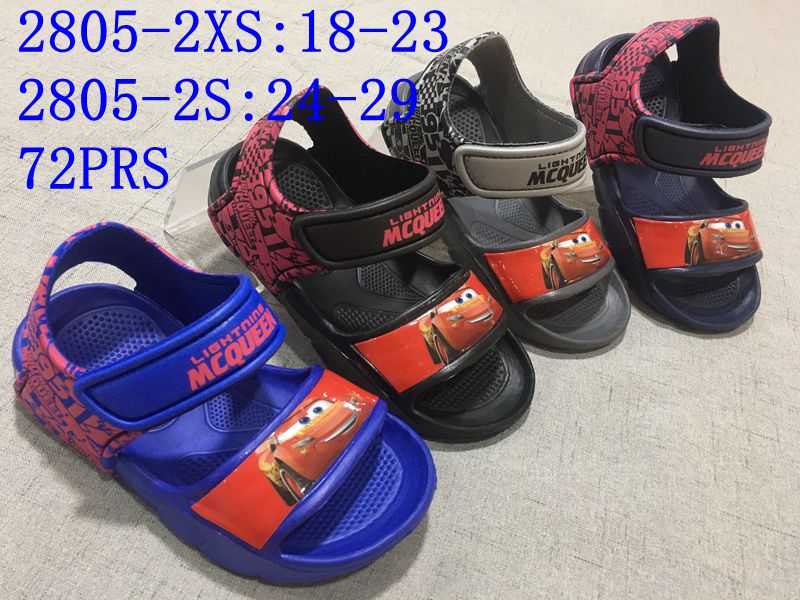 2805-2 cartoon sandals mixed colors