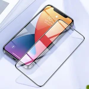wholesale Popular Product 2.5D 9H Full Cover Mobile Phone Tempered Glass Screen Protector Film for Iphone 11 12 13 Mini Pro Max