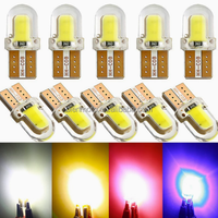 2 Stück T10 COB LED-Glühbirne Silikon-Kristall W5W Keilförmige Leuchte CANBUS Fehlerfrei Parklicht Kennzeichenbeleuchtung 12V
