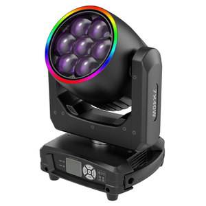 7 Uds lámpara de ojo de abeja LED Par Light RGBW Zoom Beam cabeza móvil Luz de escenario para Night Club DJ KTV DMX512 solución de iluminación de Control - Product Image 1