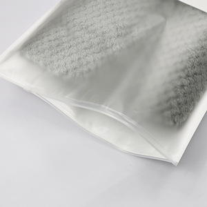 Giá rẻ biểu tượng tùy chỉnh màu đen rõ ràng may Zip khóa túi nhựa quần áo bao bì Ziplock túi cho quần áo - Product Image 1