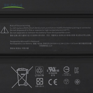 Pasokan Baterai 62.2Wh 5473mAh G3HTA041H G3HTA040H untuk Microsoft Surface BOOK 2 15Inch 1813 1793 KEYBOARD BASE Battery - Product Image 3