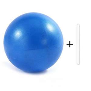Pil PVC Negro 25cm. Negro 25cm PVC Pilates Ball AntiBurst Texturizado Antideslizante AirTube - Product Image 2