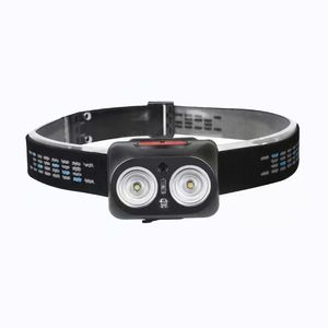 New LED Rechargeable Headlamp Splash Proof Tri <b>Light</b> Source High Brightness Portable Outdoor Cycling <b>Fishing</b> Lighting - Product Image 1