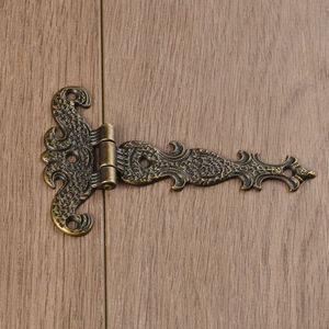 European Retro Zinc Alloy Hinges Black Antique Bronze White Gold Surface <b>Mount</b> For Wooden Box Furniture Decoration - Product Image 4
