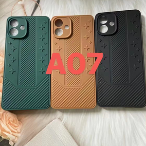 Funda de Teléfono BAILI de Fábrica Más Económica para <span class=keywords><strong>Samsung</strong></span> A06/A16/A07/A17, Colorida, Antigolpes, TPU Suave, Diseño de Fibra de Carbono Estrellada y Rayas - Product Image 2