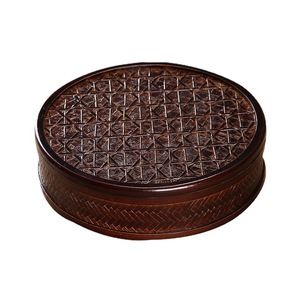 ถาดเก็บชุดน้ำชาไม้ไผ่เคลือบเงา กล่องอเนกประสงค์ ตกแต่งบ้าน ทนทาน - Product Image 5