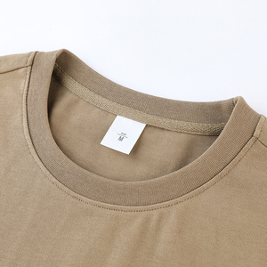 เสื้อยืดโอเวอร์ไซส์ทรงบ็อกซี่ ไหล่ตก ผ้าคอตตอน 100% หนัก 330 GSM ปักลายปะติด พิมพ์ลายดิจิทัล ทำสีซีดแบบดิสเทรส รับผลิตตามแบบ OEM - Product Image 3
