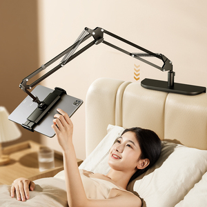 조프리 CT10 360도 회전 가능한 PC 태블릿 브래킷 휴대용 금속 홀더 아이패드 태블릿 스탠드 ABS+탄소강 폰 스탠드 - Product Image 1
