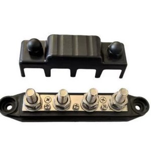 Rv Yacht M10 Busbar 4+6 Channel 150A High Current With <b>Copper</b> Terminals And <b>Washers</b> For Battery Systems - Product Image 2