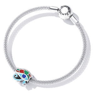 Bracciale egiziano eye of Horus perline significato guardiano fai da te branelli allentati accessori gioielli SCC2256 - Product Image 4