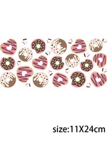 LETOP 16oz UV pour DTF Cup Wrap Transfers Stickers 1PCS Durable Material French Fries Milk Tea Sushi Bread Other Delicious