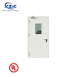 Núcleo hueco de metal de acero de una sola hoja de puerta exterior de edificio - Product Image 5
