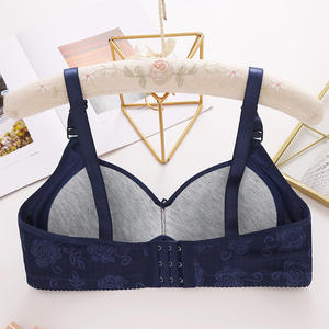 Sujetador de Algodón de Punto Fino Transpirable de Verano de Alta Calidad, Copa 3/4, para Mujeres con Busto Grande, Sin Varillas, Tirantes Ajustables, Diseño Sólido, Sexy - Product Image 4