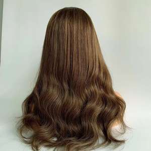 Top in seta parrucca senza colla frontale in pizzo in Silicone parrucca medicale <span class=keywords><strong>capelli</strong></span> europei - Product Image 6