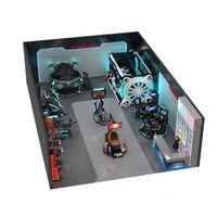 Machine de jeu 9DVR pour expérience de planification de musée complet de 15 mètres carrés, pour musées, centres commerciaux, parcs d'attractions, jeux interactifs et espaces littéraires