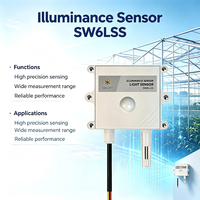 Sensor de Lux de Alta Precisión SW6LSS, Transmisor de Iluminancia RS485 Modbus RTU, Detector para Agricultura Inteligente e Invernaderos