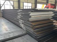 Tôle d'acier laminée à chaud, fer noir HR S235 S355 SS400 A36 A283 Q235 Q345 NM450 NM500, tôle d'acier doux résistante à l'abrasion