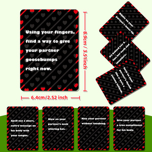 Jeu de cartes pour couples « Je t'aime » pour adultes, jeu pour 2 joueurs, pour des soirées romantiques, jeu de chambre à coucher pour adultes, pour petite amie - Product Image 4