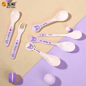 Kuromi Spoon Round Bpa Free Food Grade For Children Kids Dining - Product Image 3