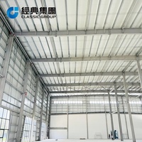 Estructura de Acero Galvanizado Resistente a la Corrosión para Almacenes, con Divisiones Flexibles para Zonas de Producción en Talleres