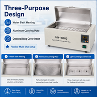 Cenlee Constant Temperature Water Bath 1500W Digital Stainless Steel Lab Water Bath untuk Distilasi Pengeringan Konsentrasi