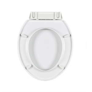 غطاء مقعد مرحاض بلاستيكي من البولي بروبيلين بطيء الإغلاق من بوفان للأدوات الصحية مع وظيفة الفك السريع وتصميم محمول للحمام - Product Image 3