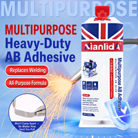 Adhésif structurel époxy multi-usages haute résistance, durcissement rapide, imperméable, résistant à la chaleur, colle AB pour métal, céramique, travail du bois
