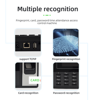 GPRS Wifi TCP/IP RS485 Grabadora de tiempo de huellas dactilares Personal biométrico Máquina de asistencia con software en la nube