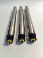 Nouveaux rouleaux de guidage en acier inoxydable galvanisé avec roues dentées en caoutchouc/acier pour lignes de production, personnalisables