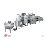 Nouvelle machine à verser et à former des bonbons gélifiés en forme d'ours en acier inoxydable pelable