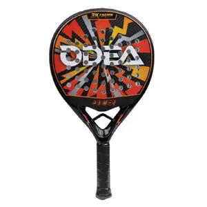 ODEA Raqueta De Tenis De <span class=keywords><strong>Padel</strong></span> Profesional 3K Carbon <span class=keywords><strong>Drop</strong></span> <span class=keywords><strong>Shot</strong></span> Equipo De Raqueta Deportiva Cara Suave Con Bolsa <span class=keywords><strong>Padel</strong></span> Raqueta De Tenis - Product Image 3