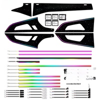 Kit d'éclairage d'ambiance dynamique LED 64 couleurs pour l'intérieur de voiture Audi Q7 4M 2016-2019 Facelift 2016-2025