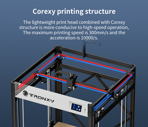เครื่องพิมพ์สามมิติ VEHO 600 PRO V2 ความเร็วสูง 300 มม./วินาที ขนาดใหญ่ แบบ Core-XY FDM สำหรับงานอุตสาหกรรม อัตโนมัติ - Product Image 3