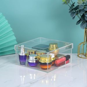 Factory Direct Custom Square Personalized Acrylic <b>Box</b> with <b>Lid</b> American Made Just in Case Model Just in case - Product Image 5