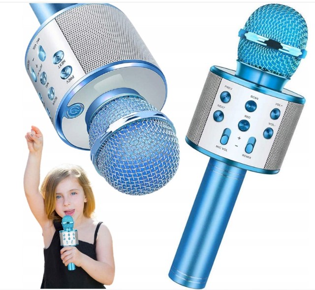 Cheap Usb Portable Handheld Ktv Children Toy Mobile Sing Wireless Karaoke Microphone With Speaker for Kids
