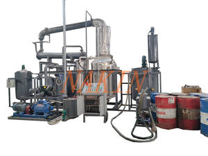 2 tấn/ngày chất thải dầu động cơ tái chế máy/Sử dụng dầu bôi trơn tái sinh thiết bị - Product Image 2