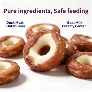 Friandises pour chiens, viande séchée de canard, beignets au lait de chèvre, bâtonnets à mâcher pour animaux, nettoyage des dents pour chiots, récompenses d'entraînement pour jeunes chiens - Product Image 4