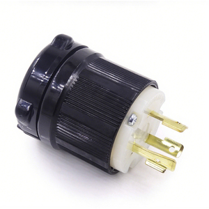 UL NEMA L8-30P 30Amp 480V 2 Pole <strong>3</strong> Wire Grounding Locking <strong>Plug</strong> <strong>Twist</strong> <strong>Lock</strong> <strong>Adapter</strong> Power Replacement Male <strong>Plug</strong> - Product Image 4