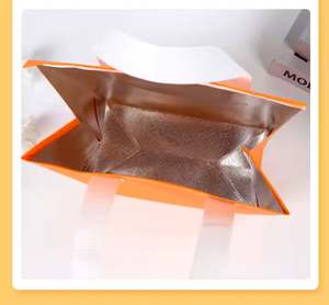 Bolsa de Compras de Tela No Tejida Biodegradable de Alta Calidad con Logotipo Personalizado, Diseño Aislado y Térmico para Uso en Supermercados - Product Image 5