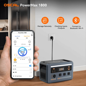 Estación de Energía Portátil PowerMax 1800 con Panel Solar de 500W, Batería LiFePO4, Inversor de Onda Sinusoidal Pura, Carga Inalámbrica - Product Image 5