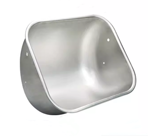 Pig Farming Equipment Sow Stainless Steel Feed <strong>Trough</strong> for for Farrowing Crates, Gestation Stall - Product Image 1